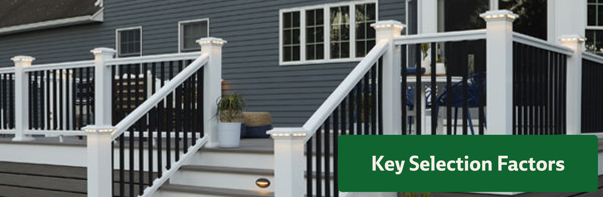 deck railing styles​