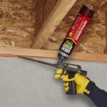 spray foam insulation can and gun for gaps and cracks