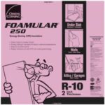 rigid styrofoam insulation board
